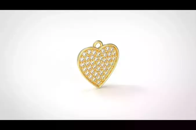 Model 254 Heart Love Necklace 