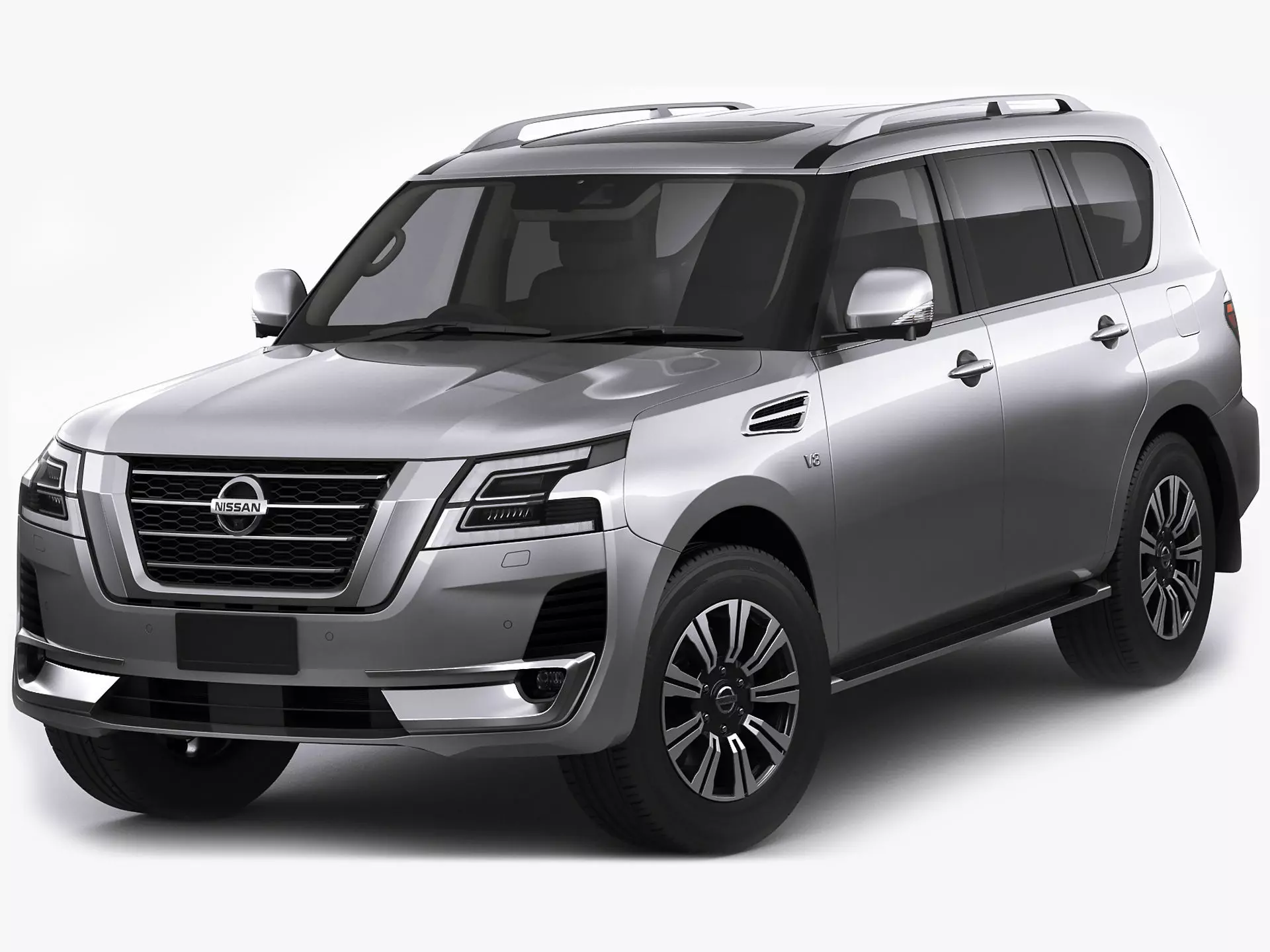 Nissan Patrol 2020 3D model_0