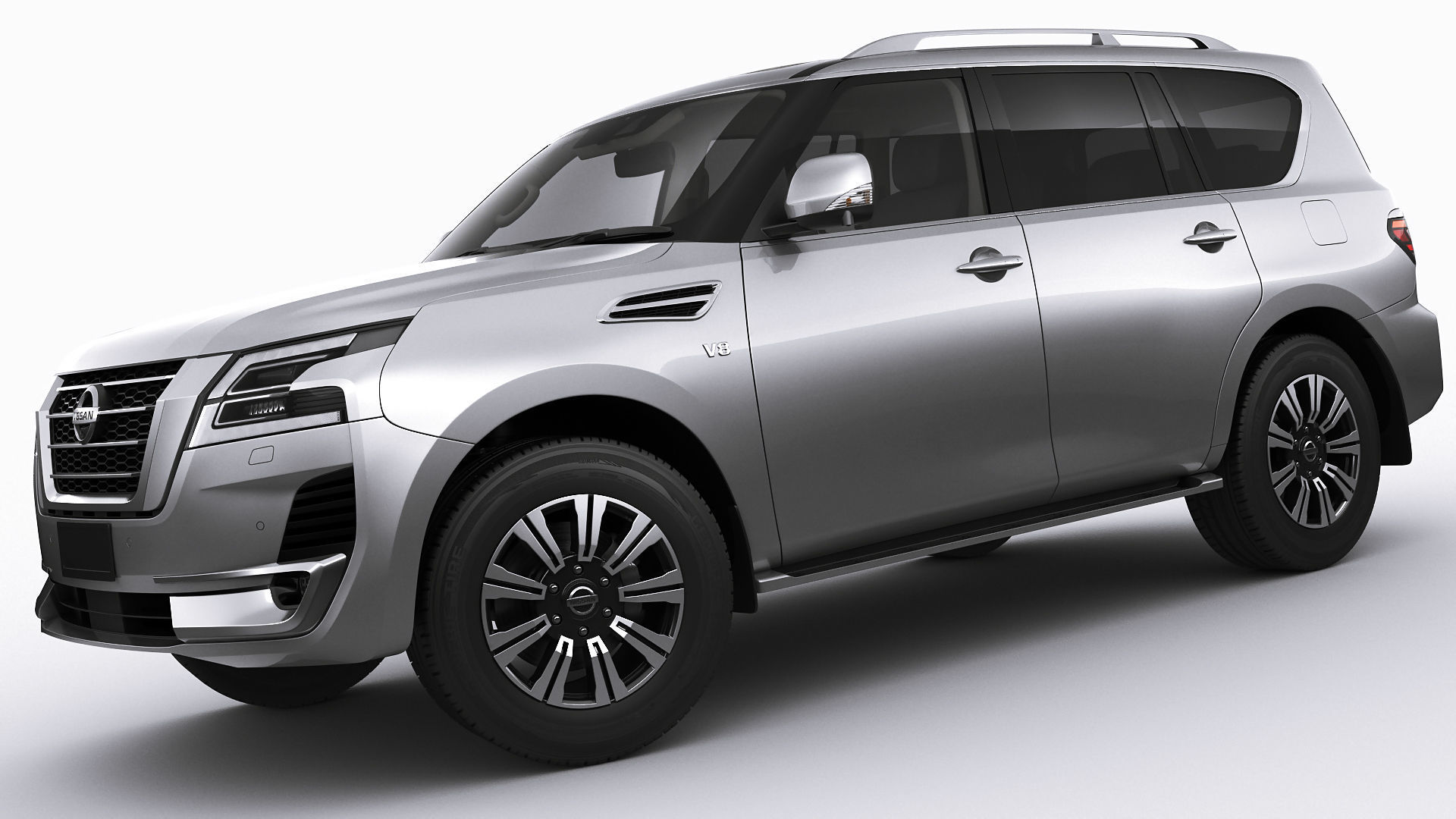 Nissan Patrol 2020 3D model_9