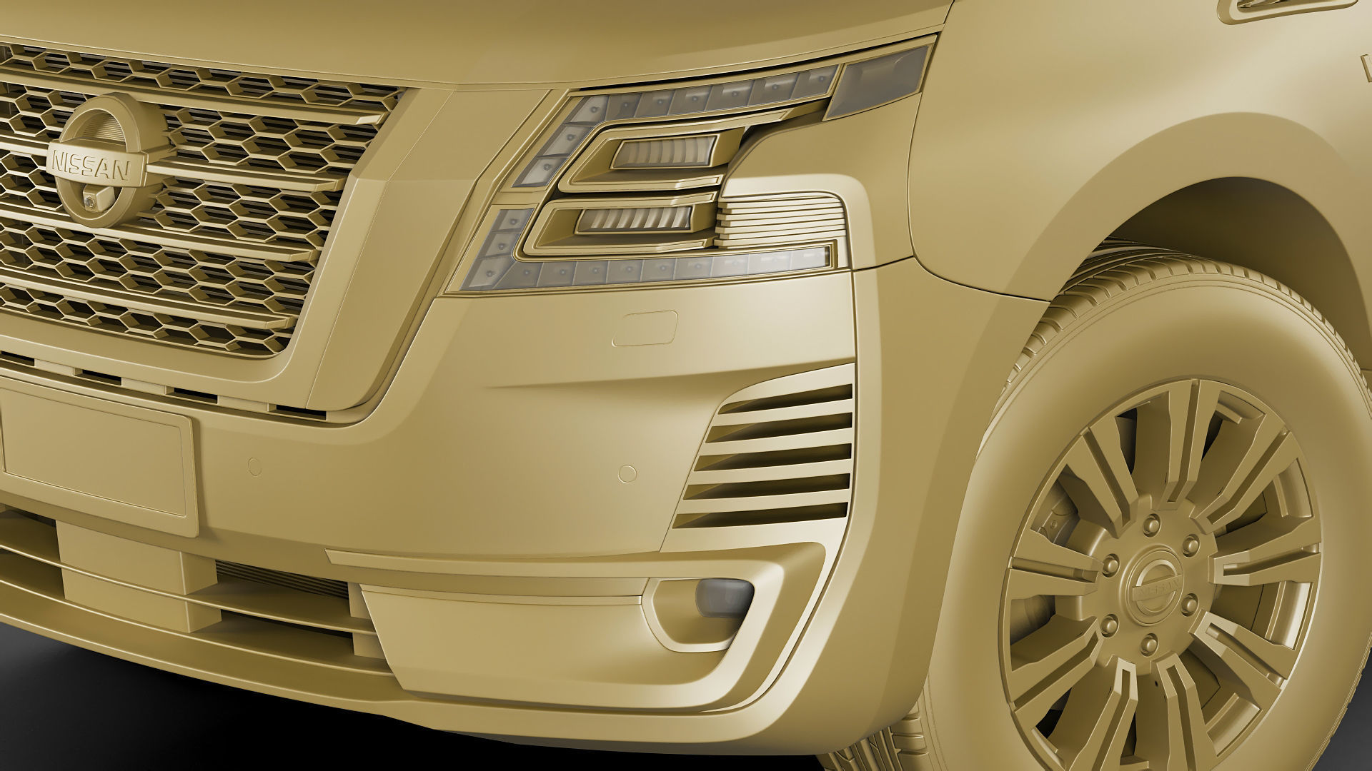 Nissan Patrol 2020 3D model_22