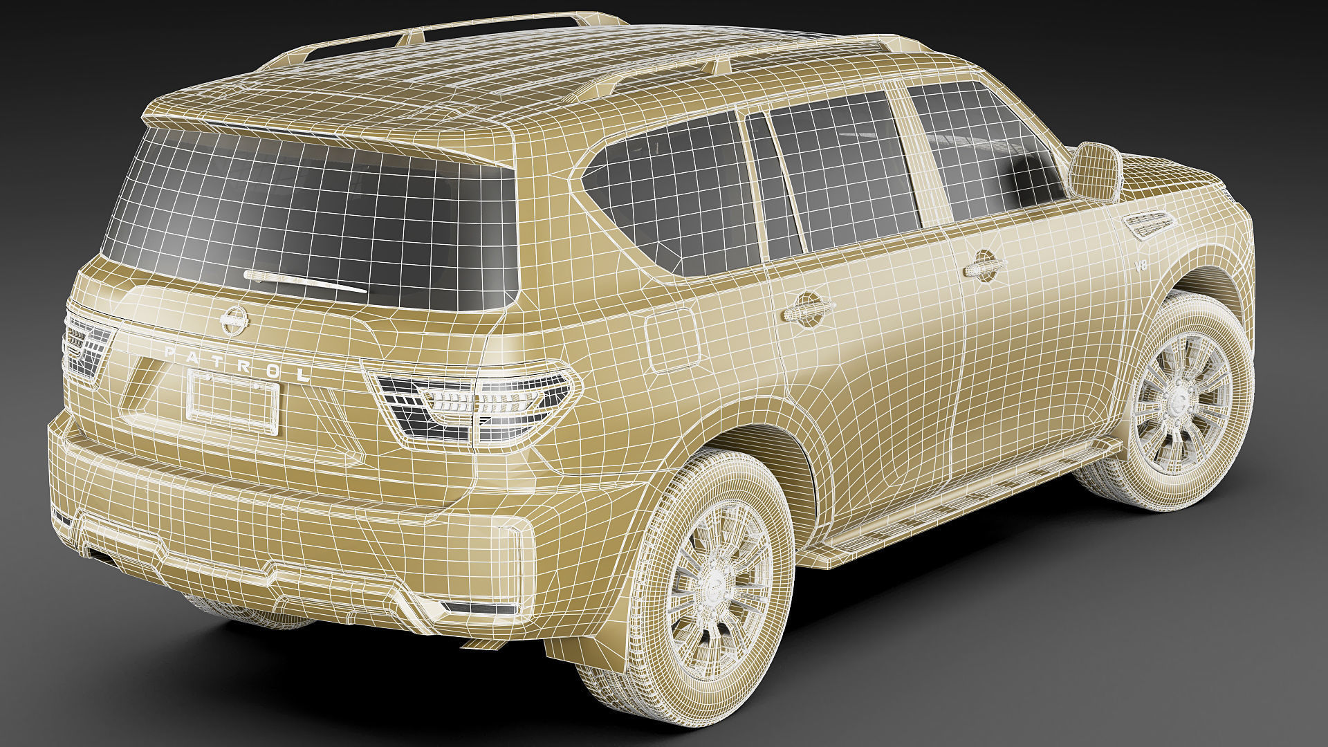 Nissan Patrol 2020 3D model_25