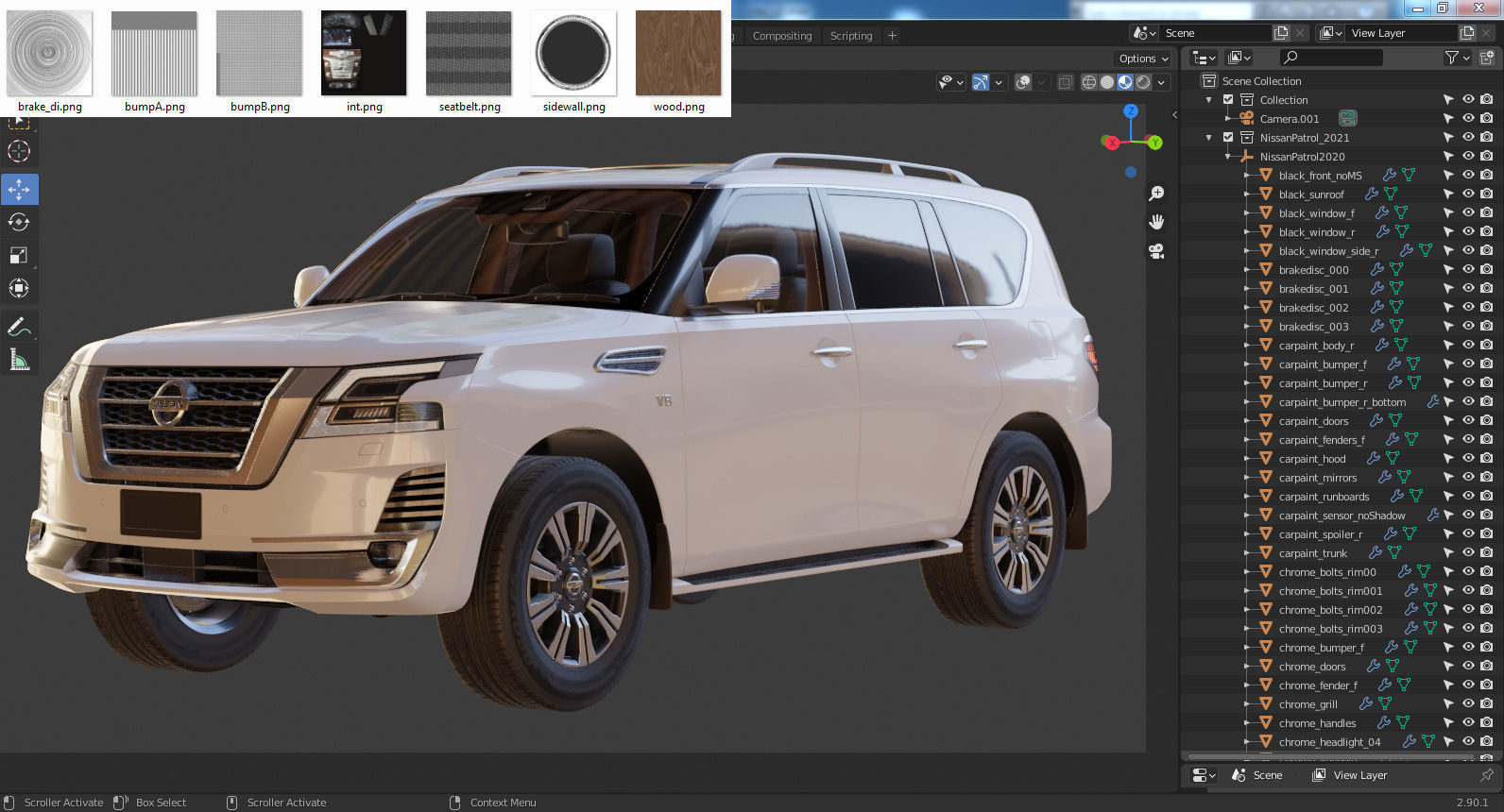 Nissan Patrol 2020 3D model_29
