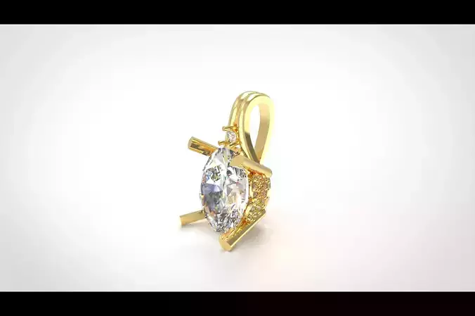 Model 258 Diamond Pendant