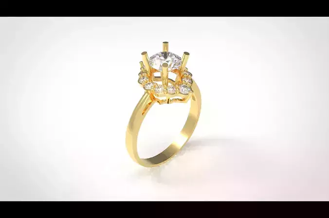 Model 265 Solitaire Ring 6 Half US Size 