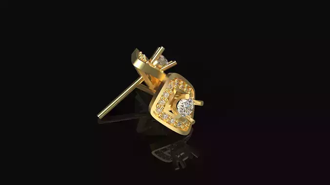 Model 278 Diamond Earring 
