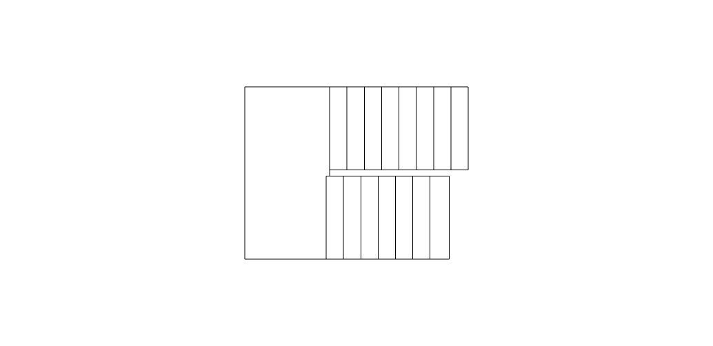 Foldback Staircase Low-poly 3D model_4
