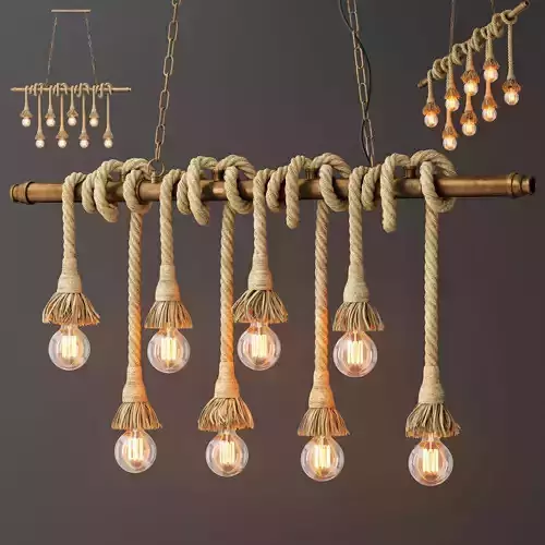 Pendant lamp in Loft style 8