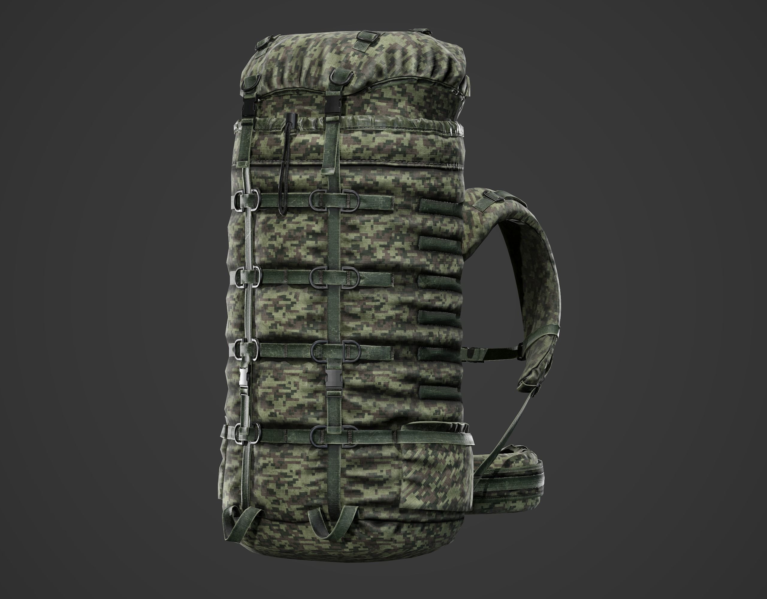 Backpack 6sh118 Low-poly 3D model_21