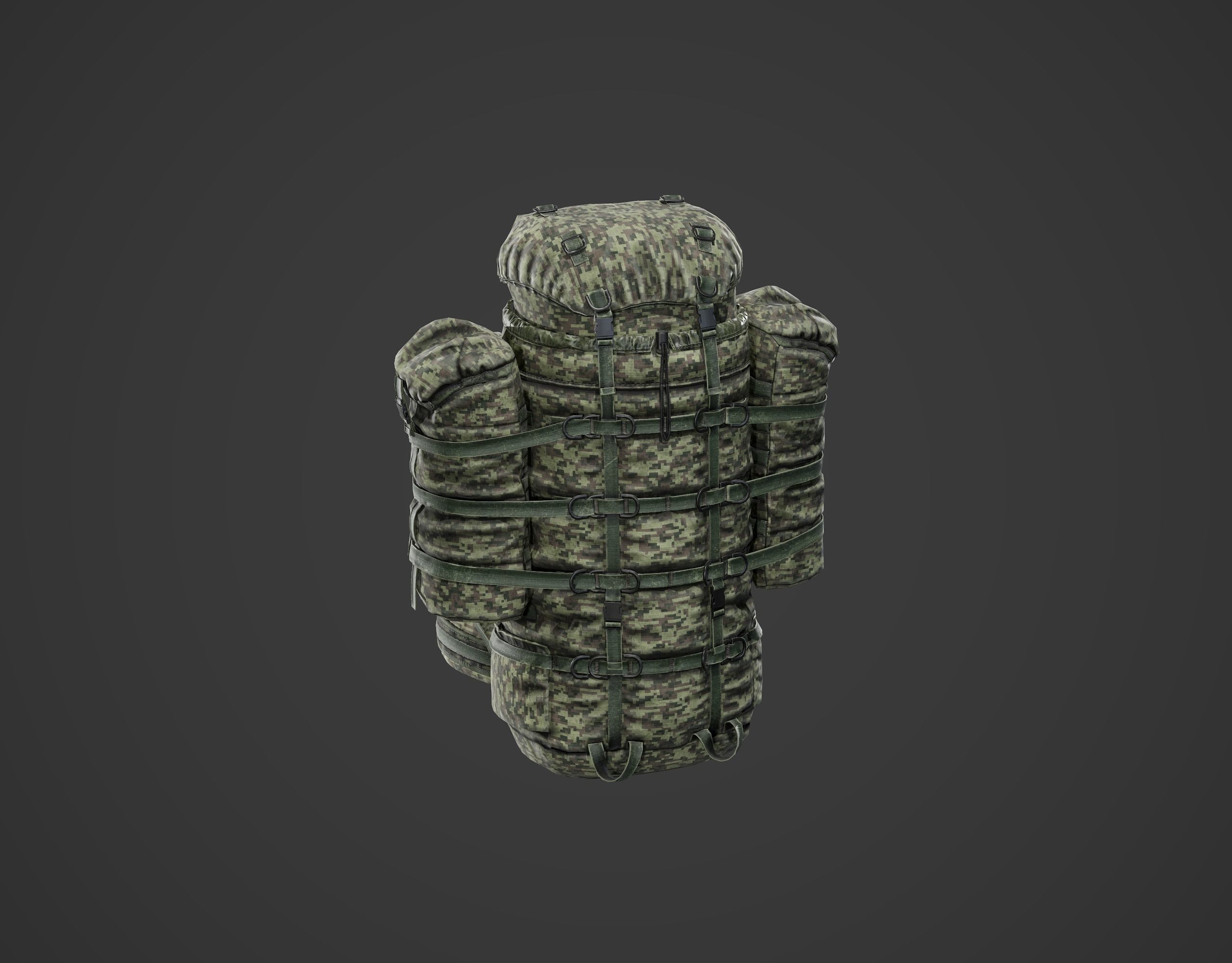 Backpack 6sh118 Low-poly 3D model_17