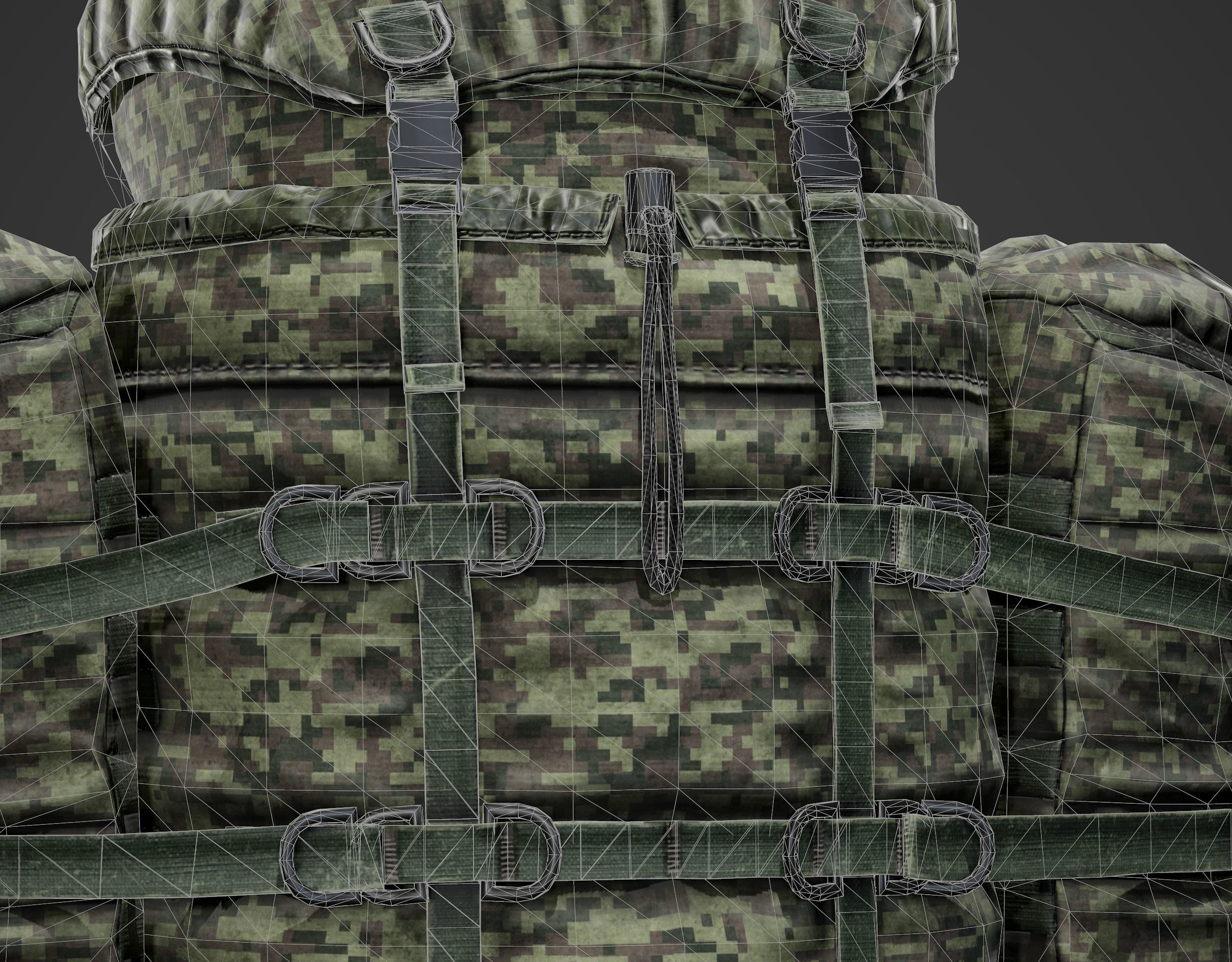 Backpack 6sh118 Low-poly 3D model_24