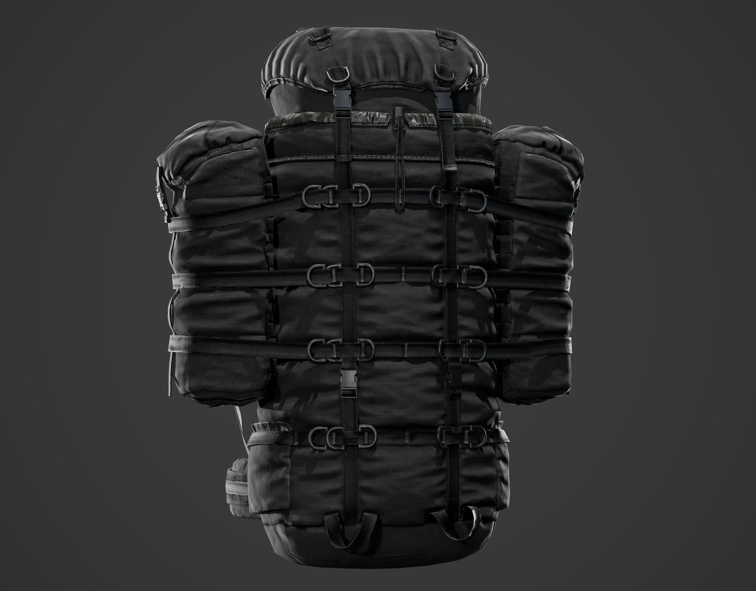 Backpack 6sh118 Low-poly 3D model_6