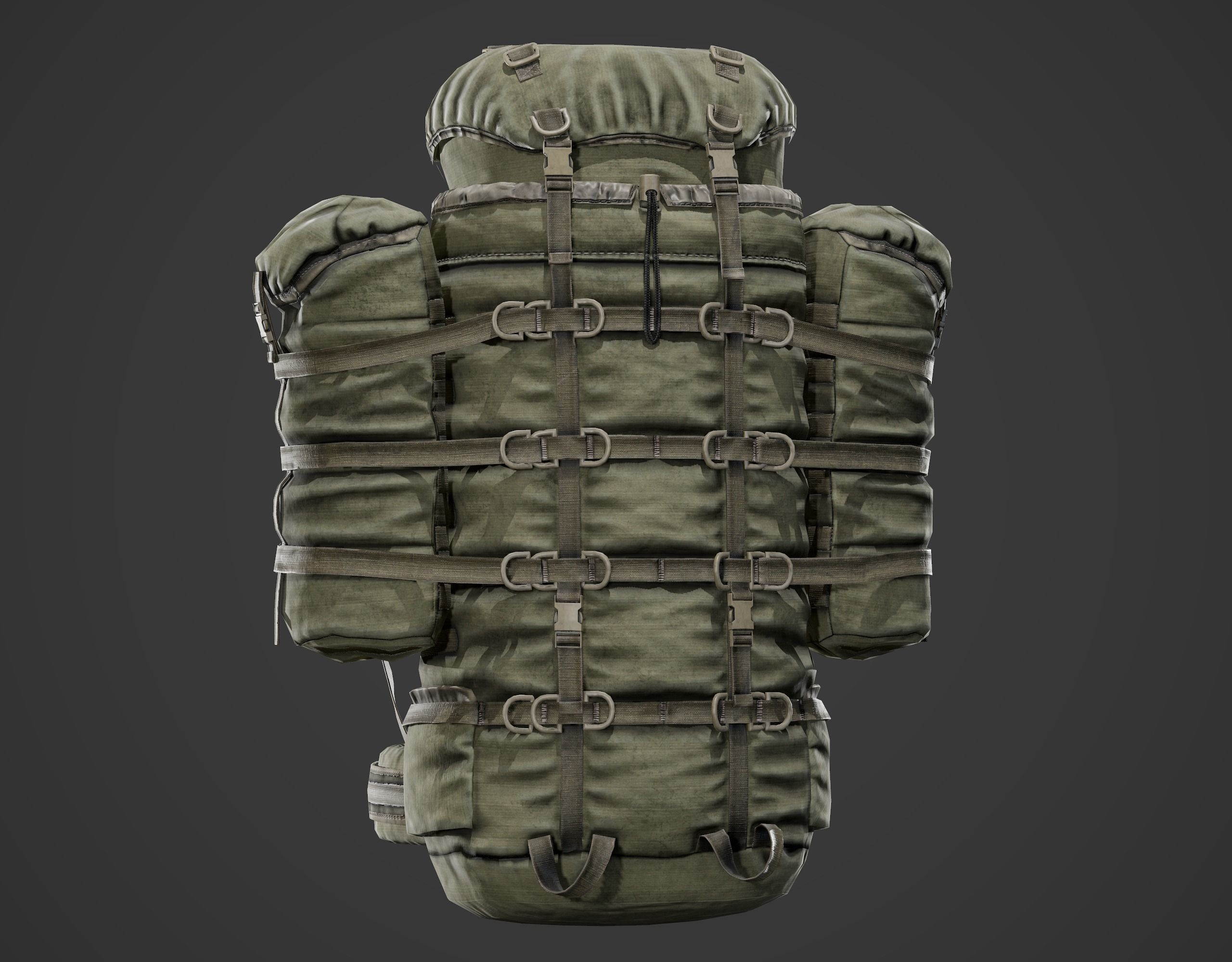 Backpack 6sh118 Low-poly 3D model_4