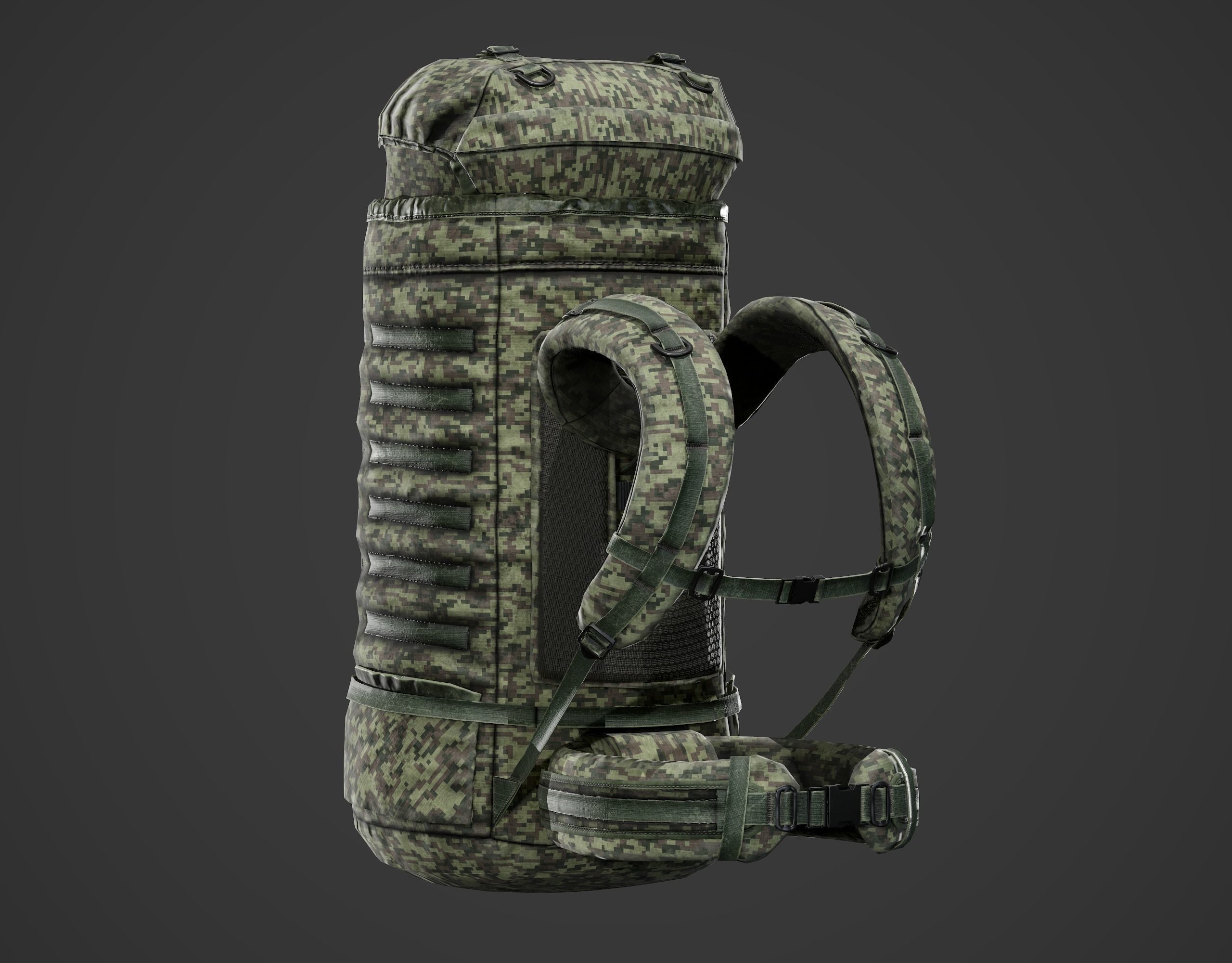 Backpack 6sh118 Low-poly 3D model_22