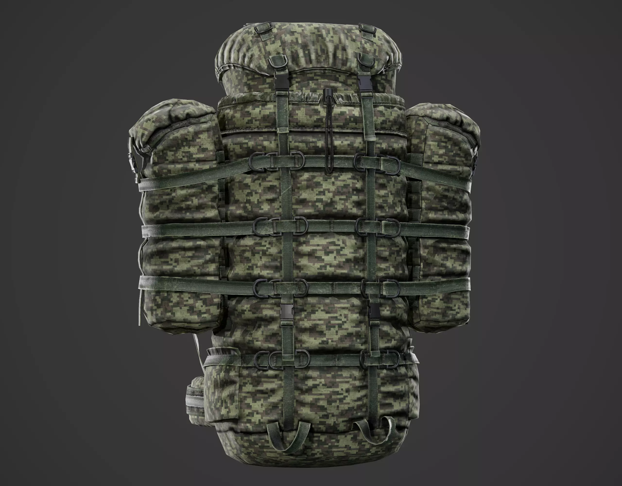 Backpack 6sh118 Low-poly 3D model_0