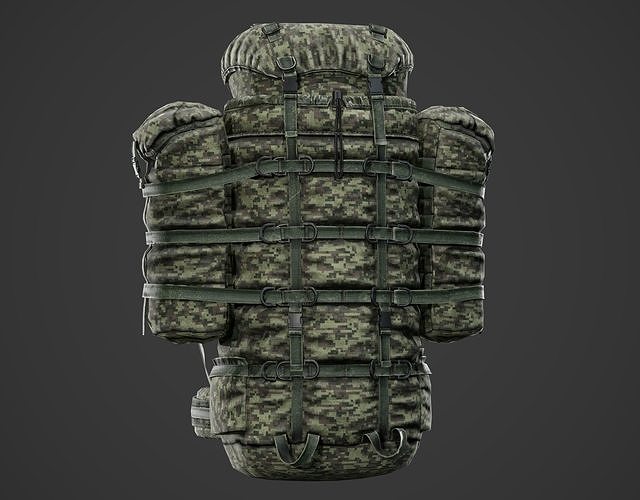 Backpack 6sh118 Low-poly 3D model