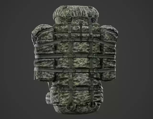 Backpack 6sh118 Low-poly 3D model