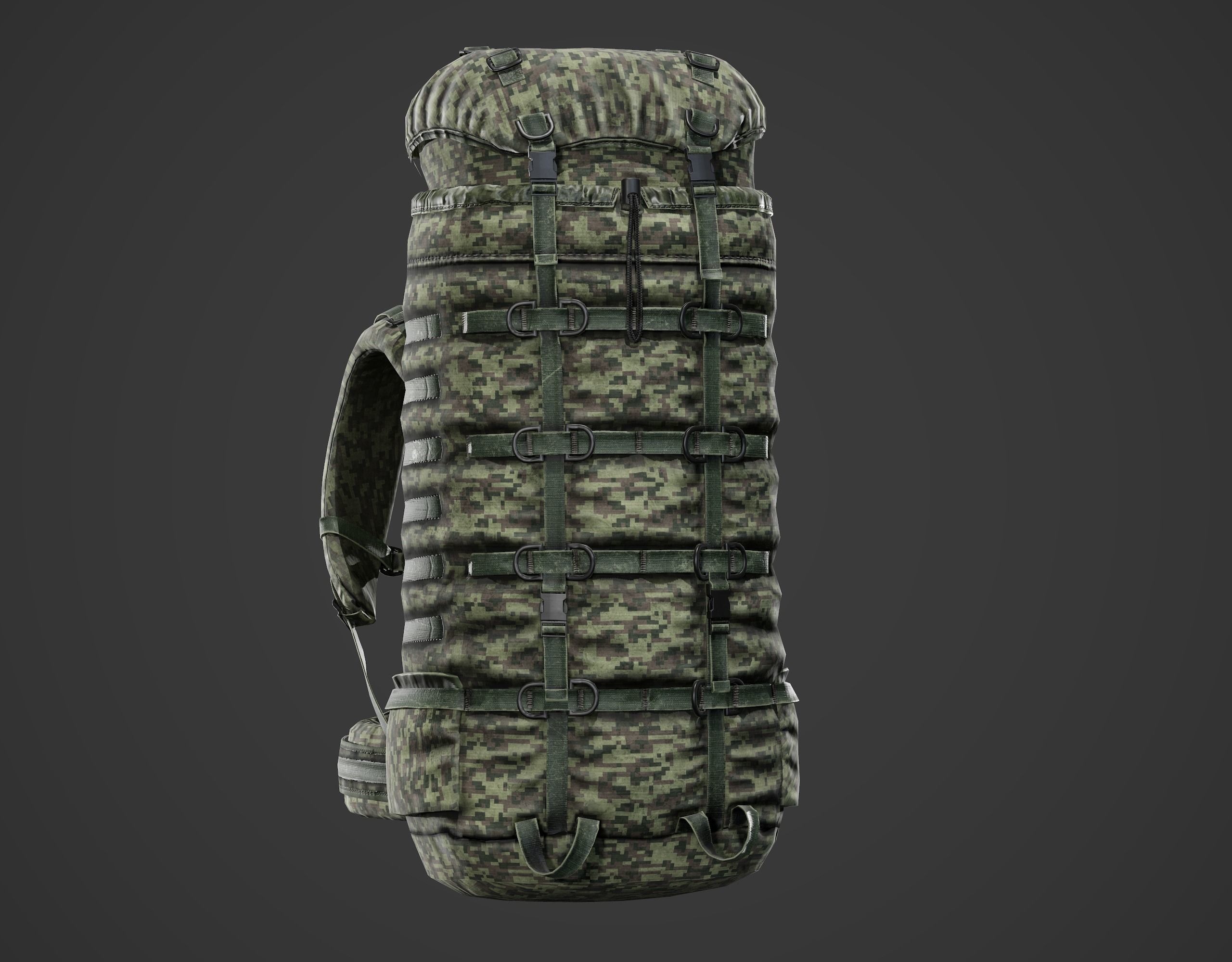 Backpack 6sh118 Low-poly 3D model_20