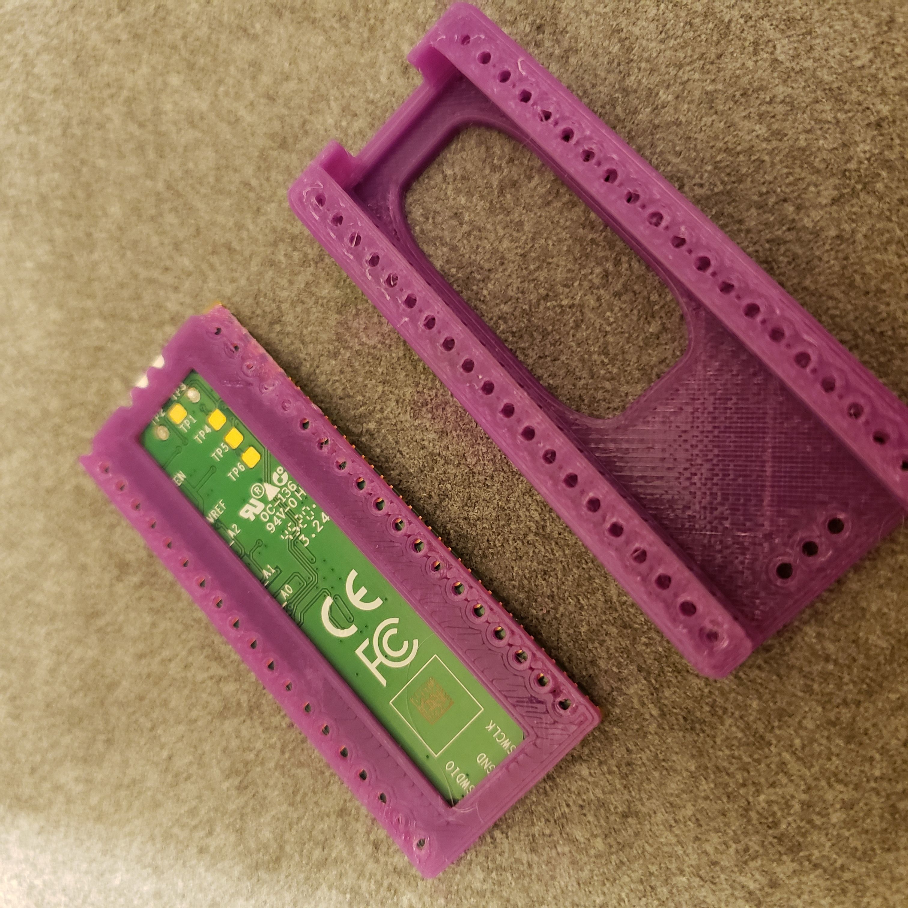 Raspberry Pi Pico Case w Slider free 3D model 3D printable | CGTrader