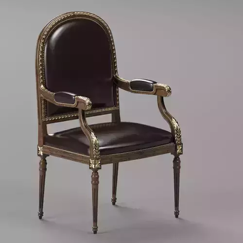 Francesco Molon ARMCHAIR WITH CARVING Vray - Corona 3D model