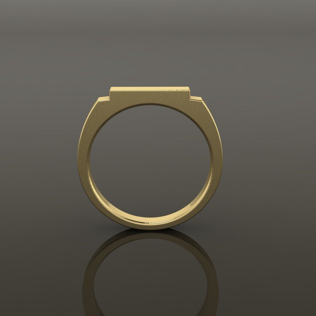 STEP BAR RING BAND NARROW MIX SIZE 3D print model_5