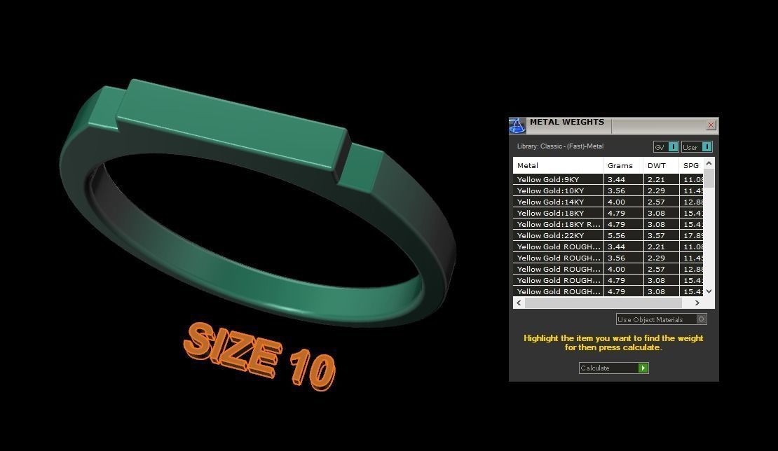 STEP BAR RING BAND NARROW MIX SIZE 3D print model_15
