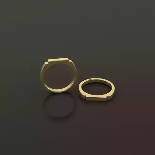 STEP BAR RING BAND NARROW MIX SIZE