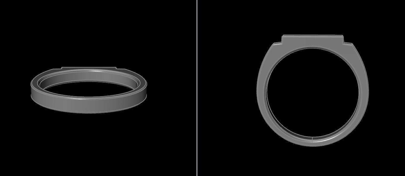 STEP BAR RING BAND NARROW MIX SIZE 3D print model_19