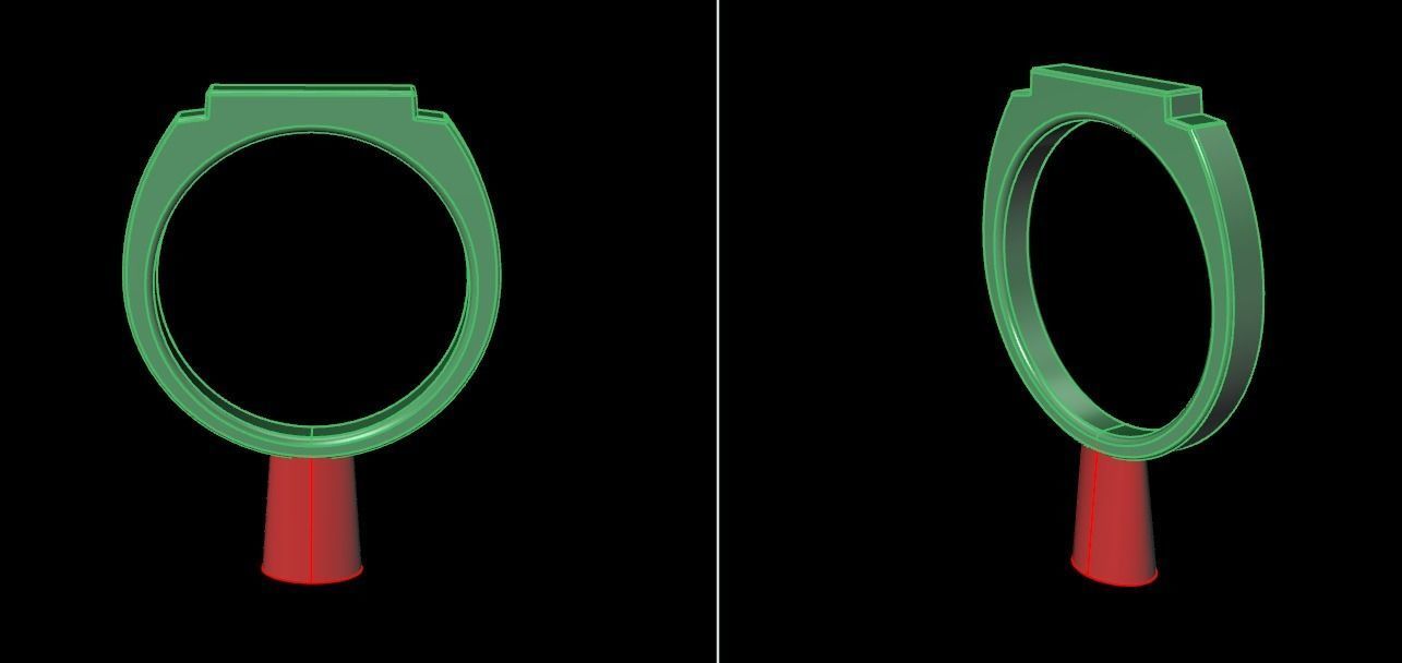 STEP BAR RING BAND NARROW MIX SIZE 3D print model_20