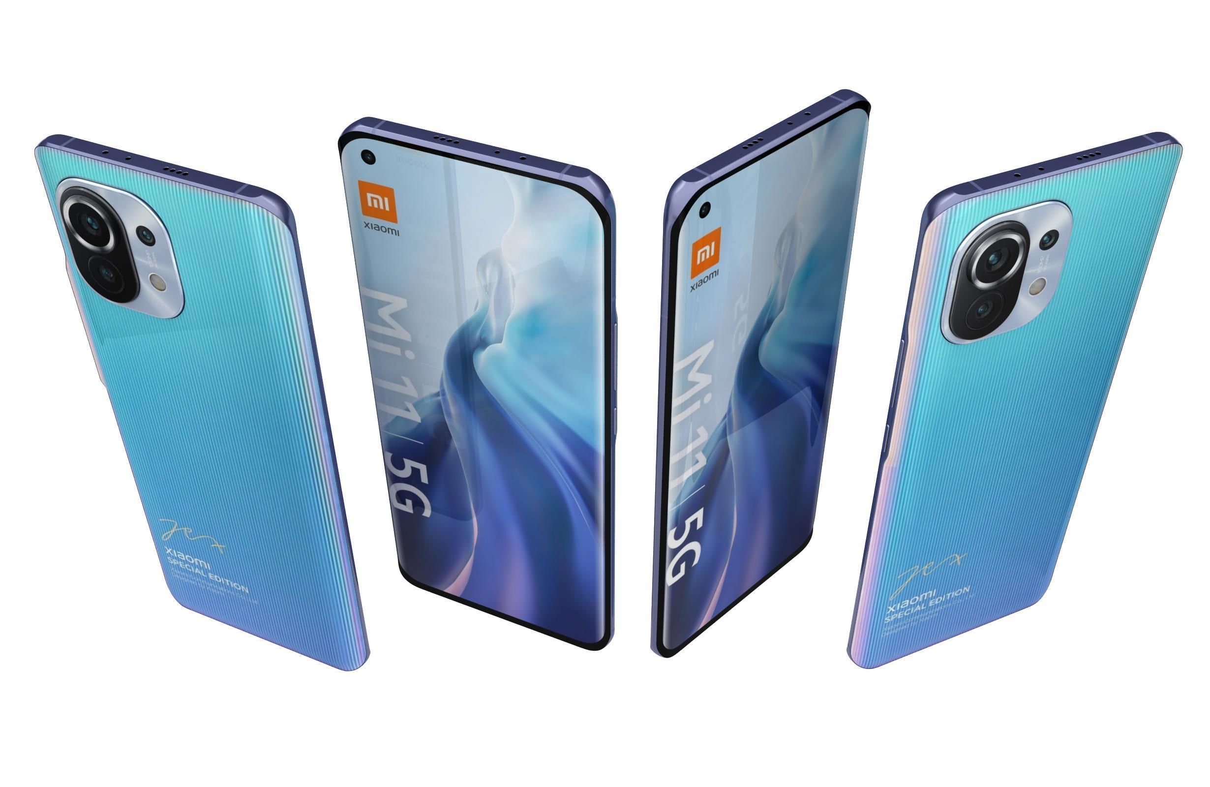 Xiaomi Mi 11 5G All Colors 3D model_28