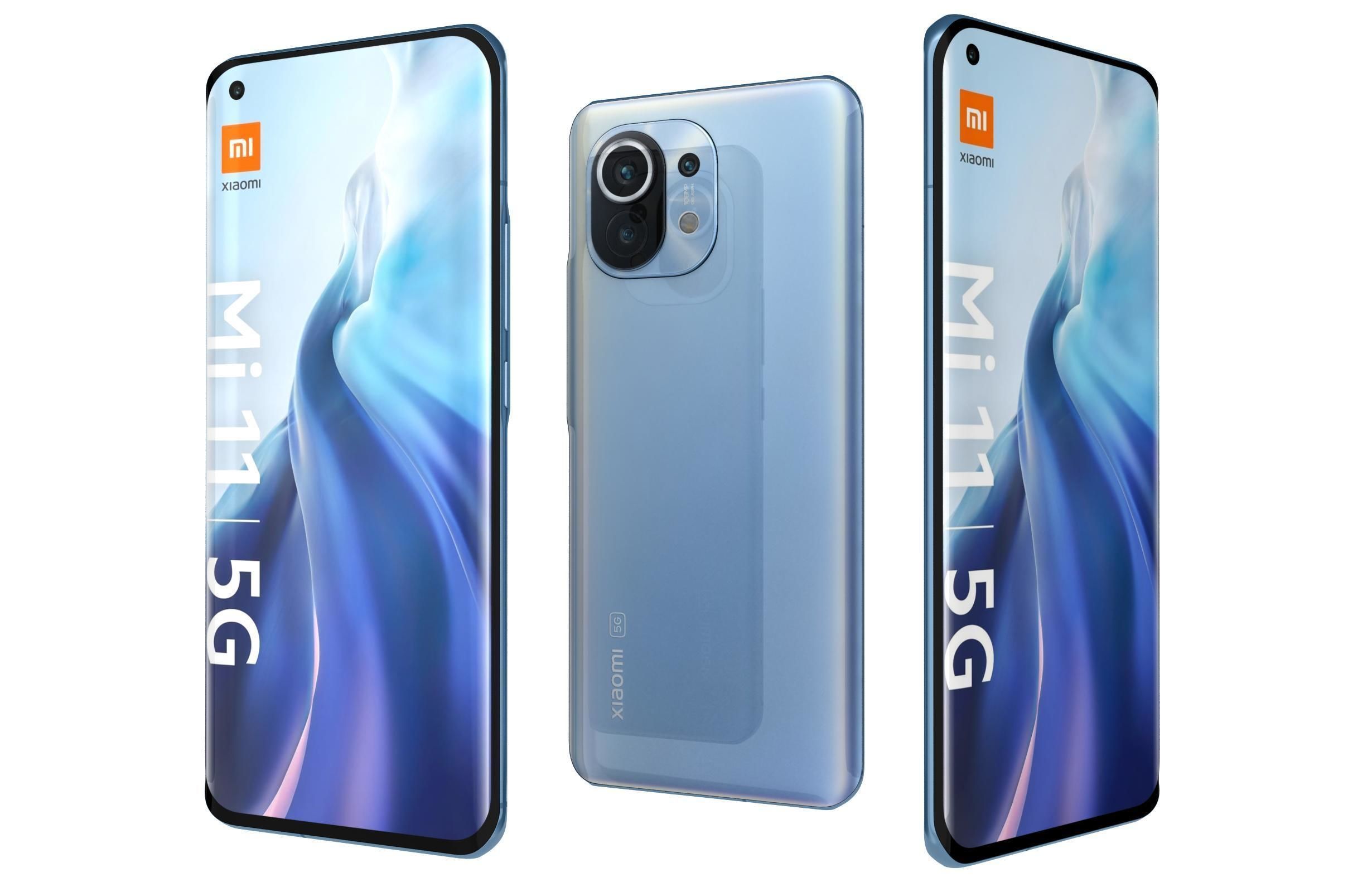 Xiaomi Mi 11 5G All Colors 3D model_2