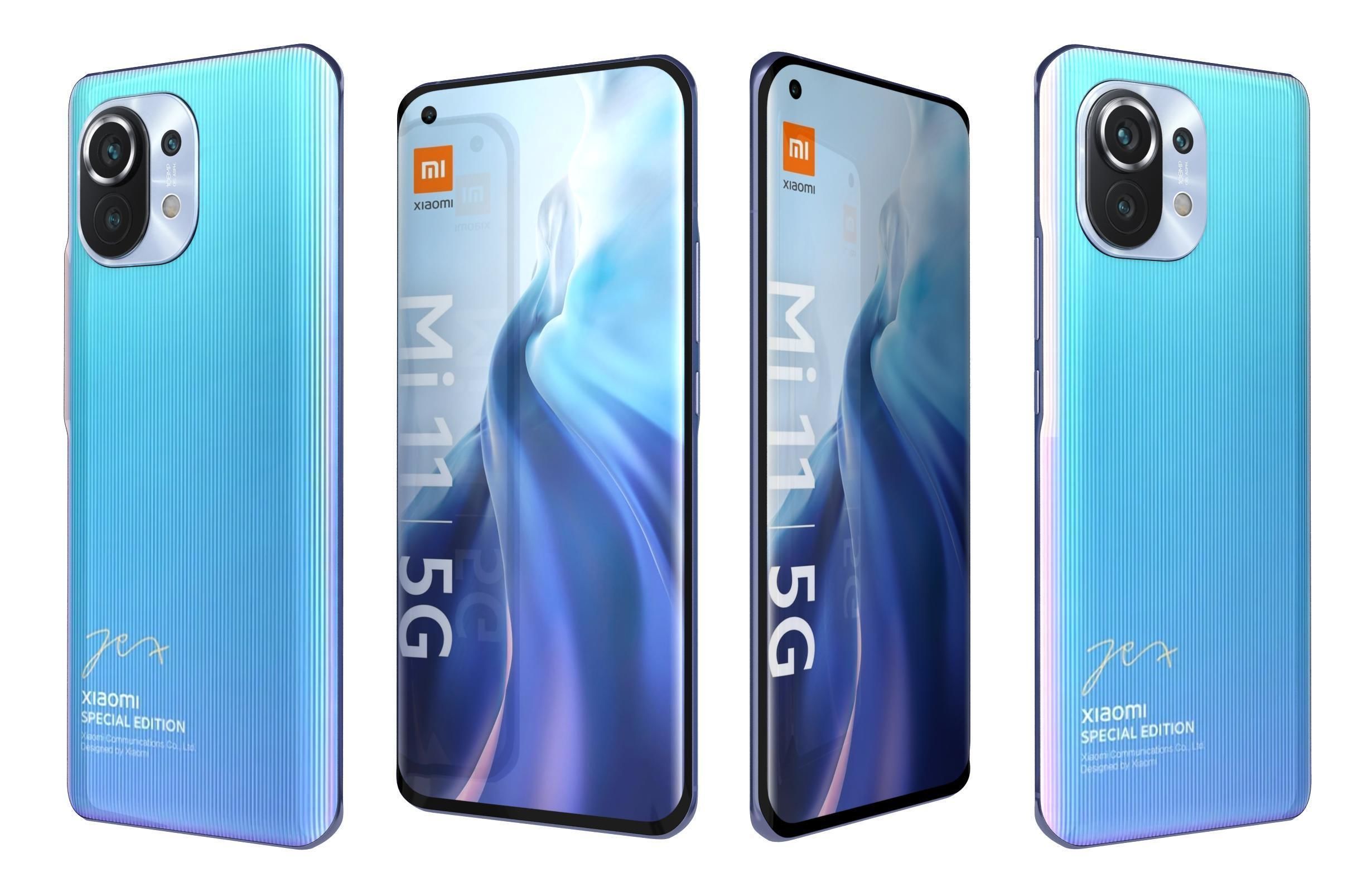 Xiaomi Mi 11 5G All Colors 3D model_27