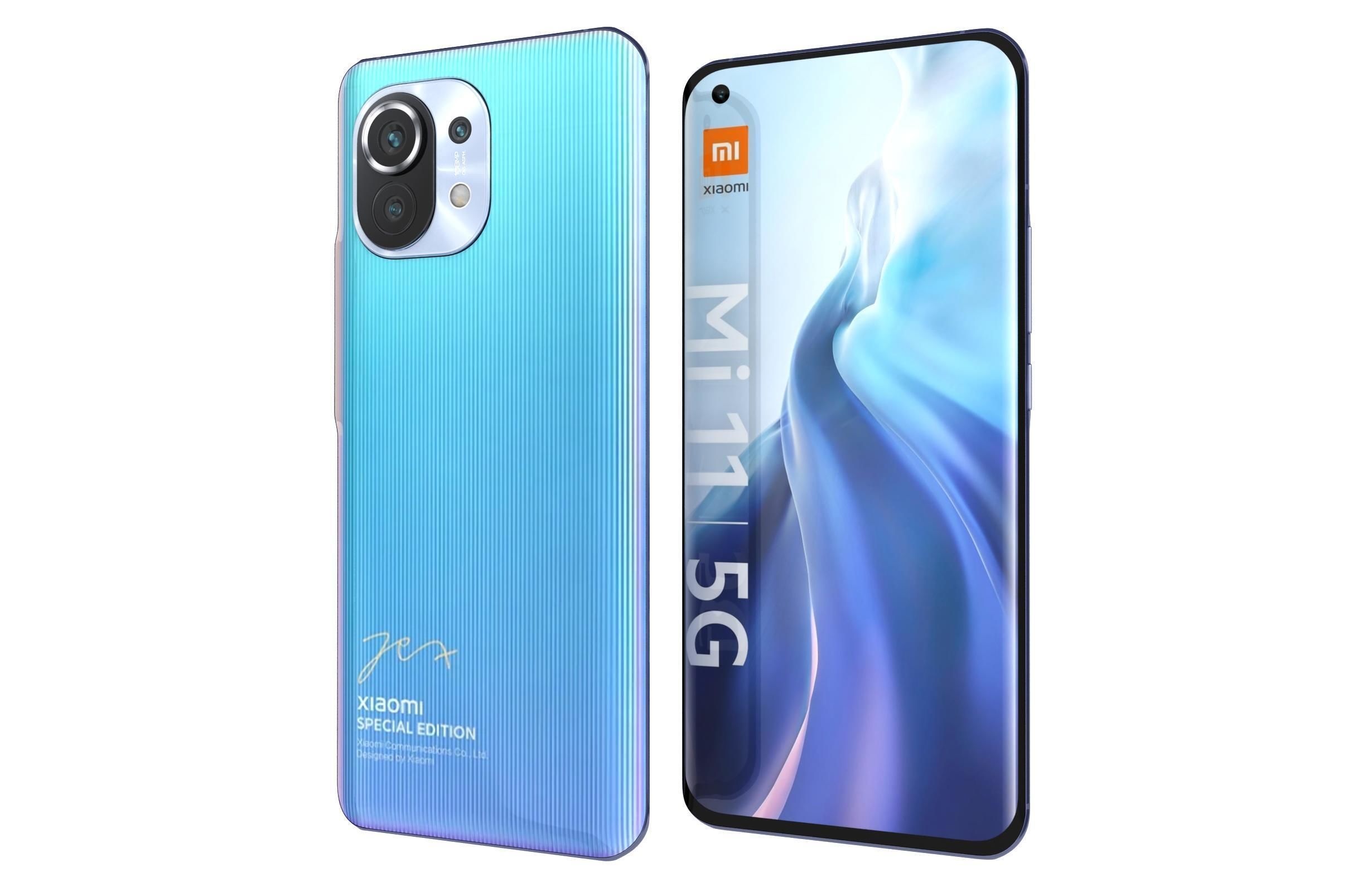 Xiaomi Mi 11 5G All Colors 3D model_32