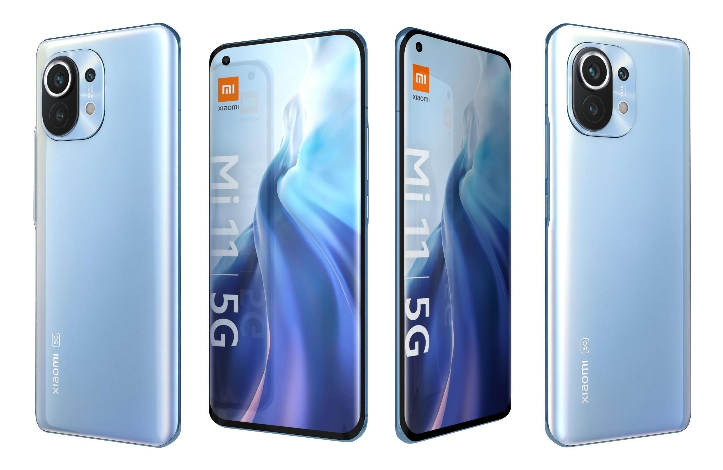 Xiaomi Mi 11 5G All Colors 3D model_11