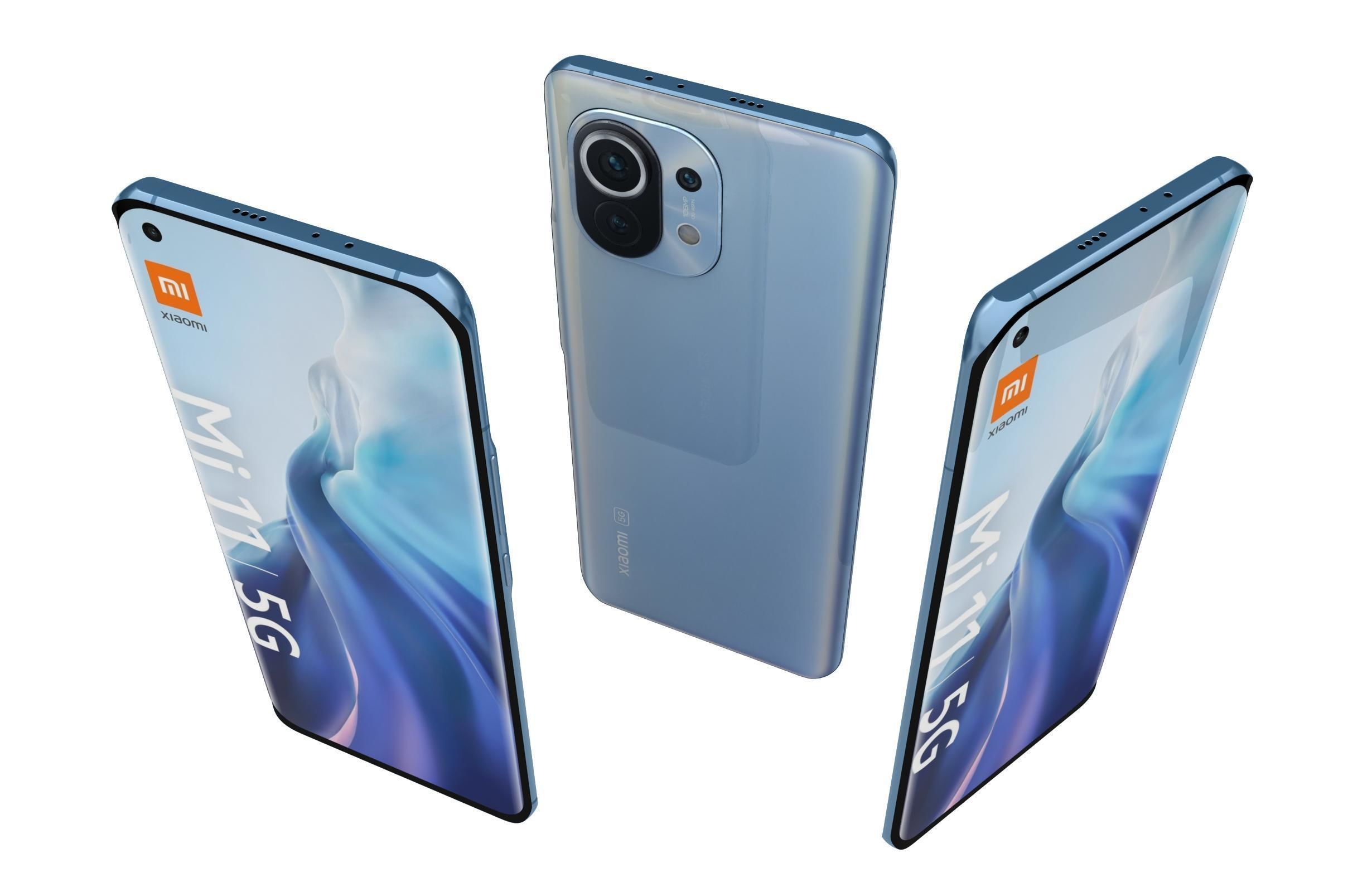 Xiaomi Mi 11 5G All Colors 3D model_5