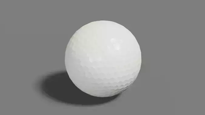 5 balls pack Low-poly 3D model