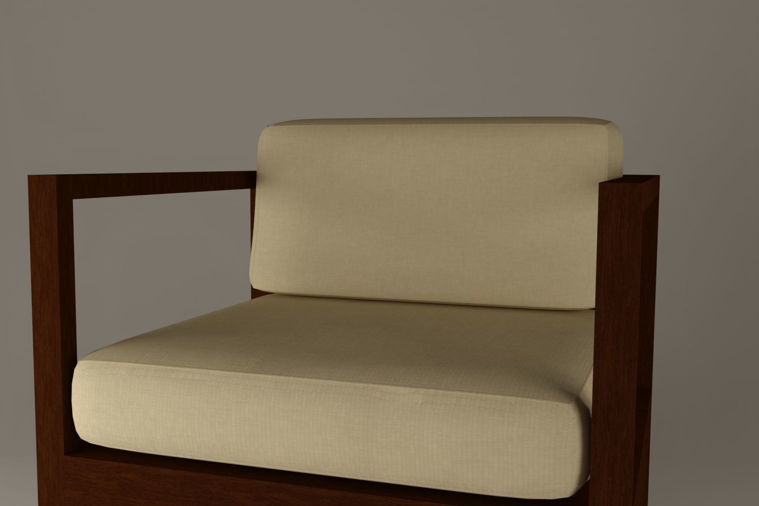 Lounge chair 3D model_4