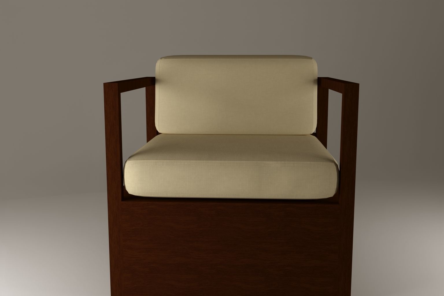 Lounge chair 3D model_2