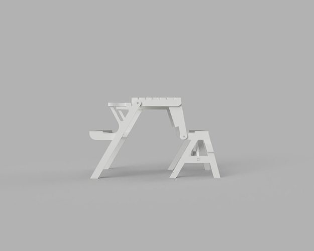 Folding Table or Bench 3D print model