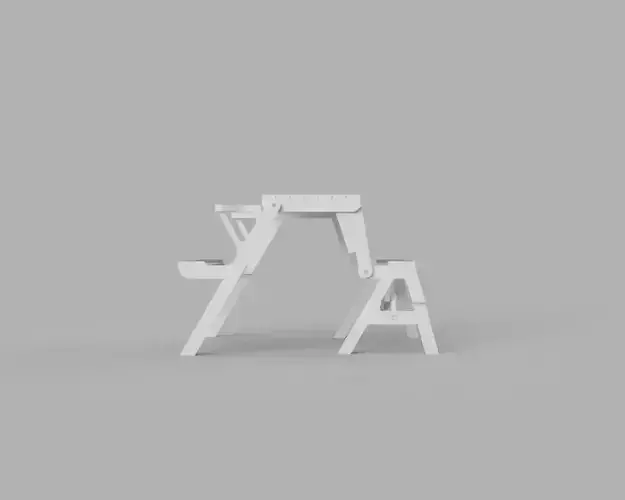Folding Table or Bench 3D print model