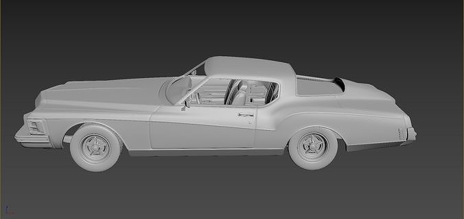 Buick Rievera 1973 3D print model 2