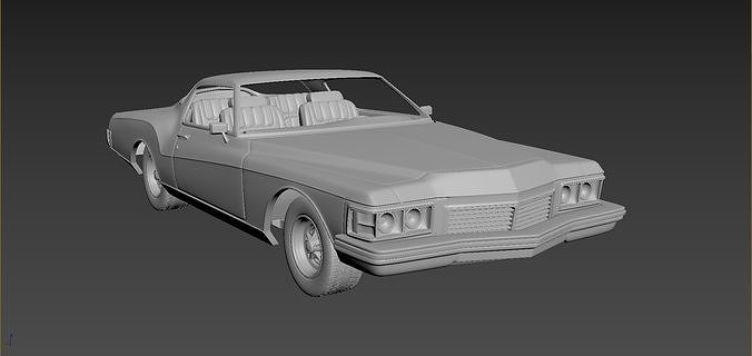 Buick Rievera 1973 3D print model 6