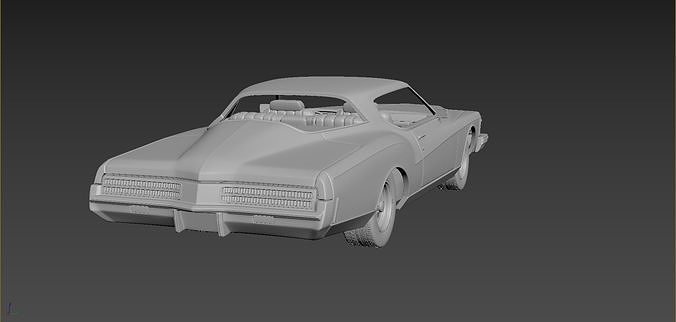 Buick Rievera 1973 3D print model 4