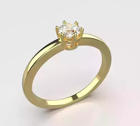 Ring with gem size 17 mm
