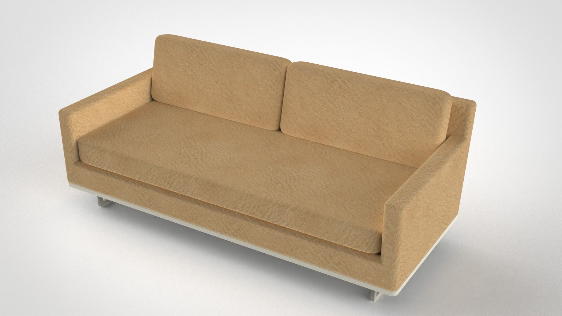 Modern Sofa-004 Low-poly 3D model_2