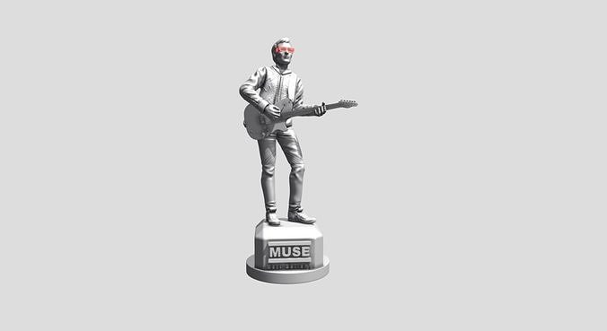 MUSE - MATT BELLAMY 3DPRINTING 3D print model