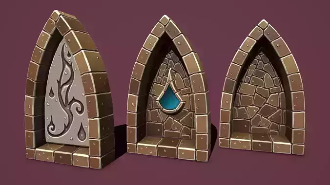Fantasy stone window 1