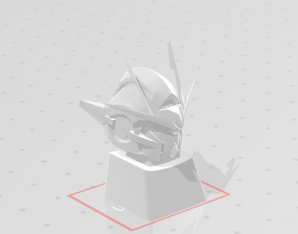 3D Printed KEYCAP OO RAISER GUNDAM 3D print model_8