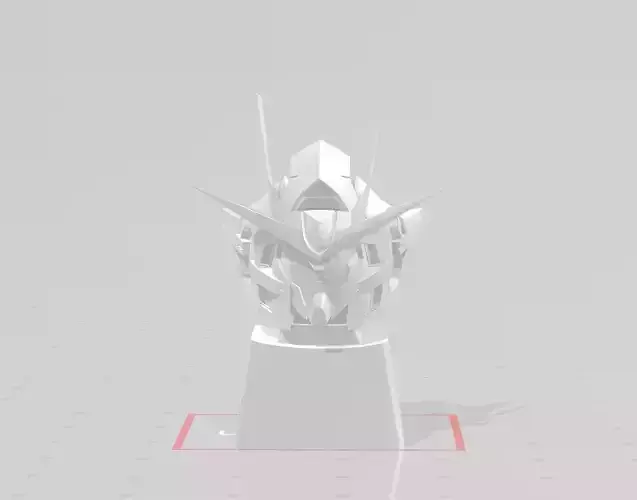3D Printed KEYCAP OO RAISER GUNDAM