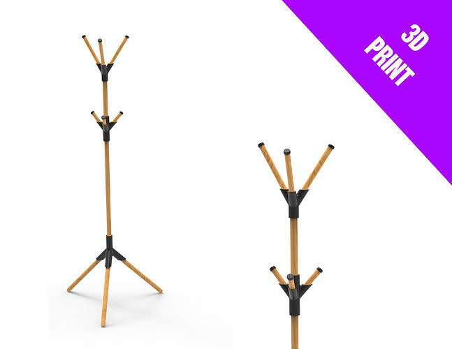 STAND COAT HANGER - 3D PRINT 3D print model