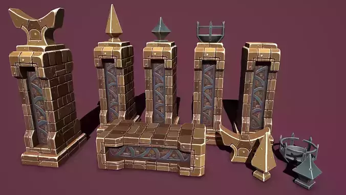 Fantasy obelisk 